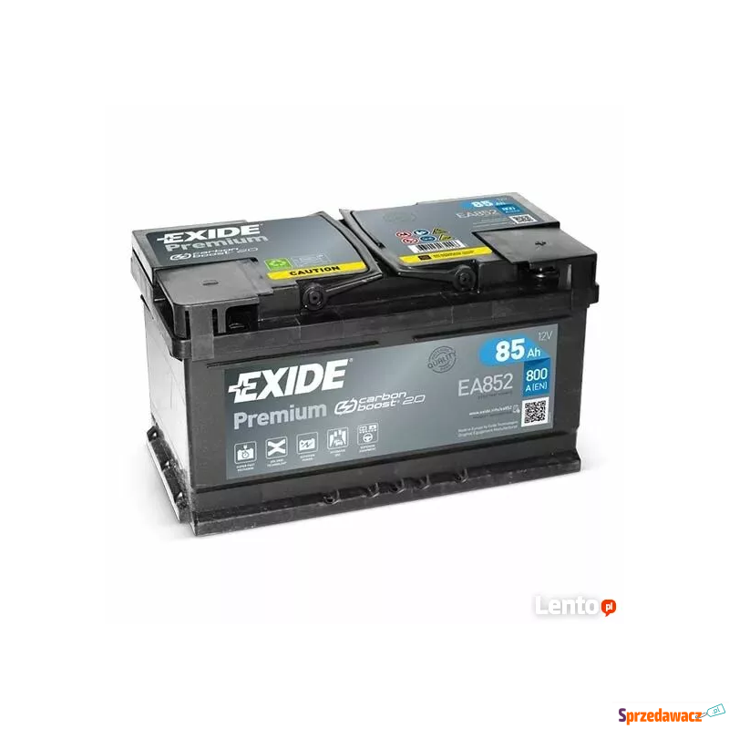 Akumulator 85Ah 800A EN Exide Premium - Akumulatory - Otwock