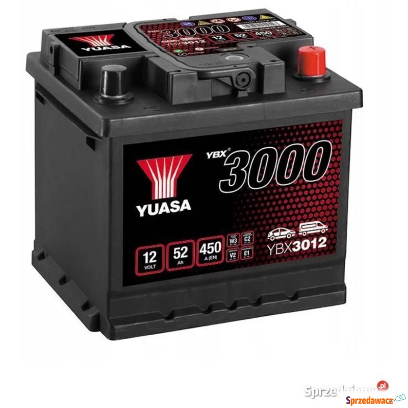 Akumulator  12V 52Ah 450A P+ Yuasa...