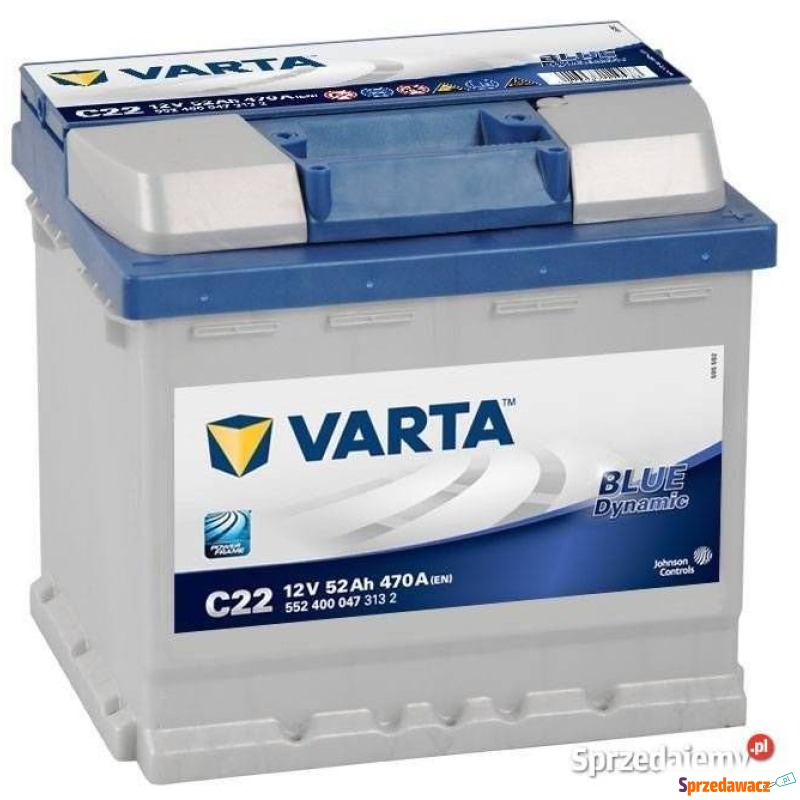 Akumulator 52Ah 470A EN Varta Blue...