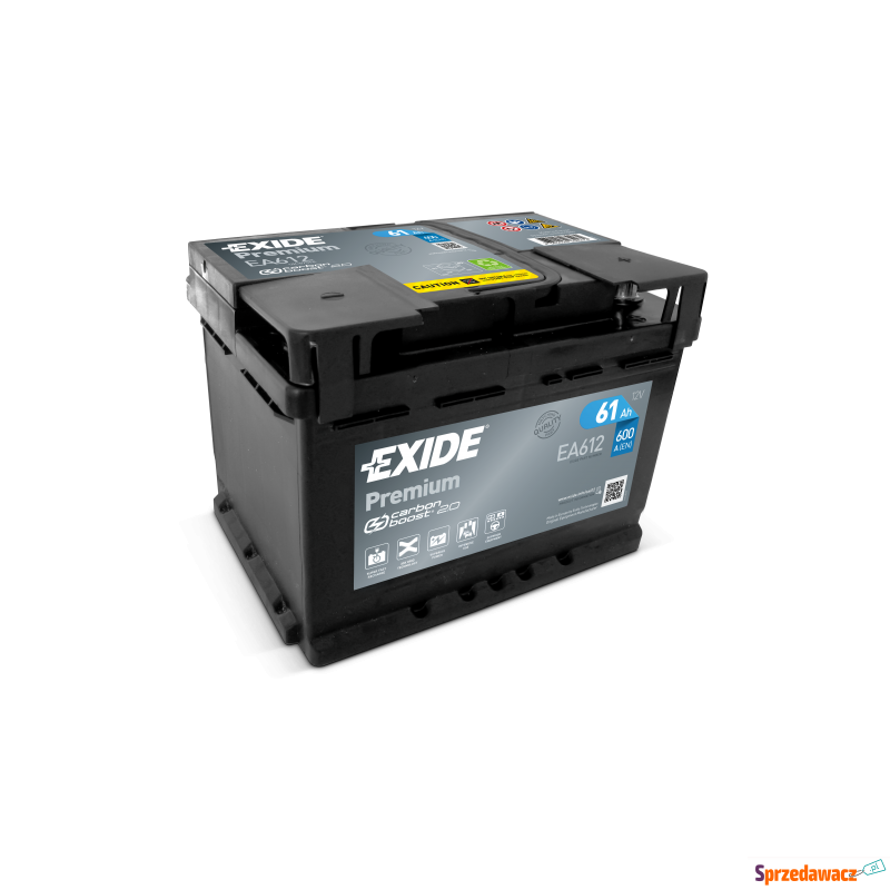 Akumulator 61Ah 600A Exide Premium...