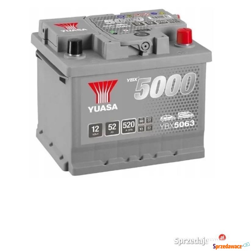 Akumulator 12V 52Ah 520A P+ Yuasa...