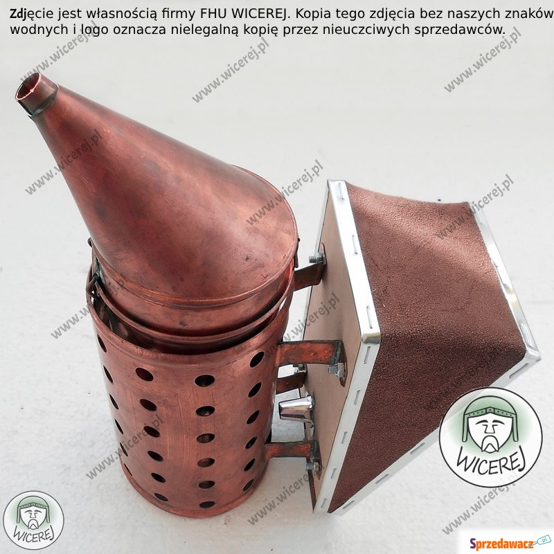 Podkurzacz Solidny Premium Miedziany z Wkładem... - Pozostałe art. ogrodnicze - Jaśliska