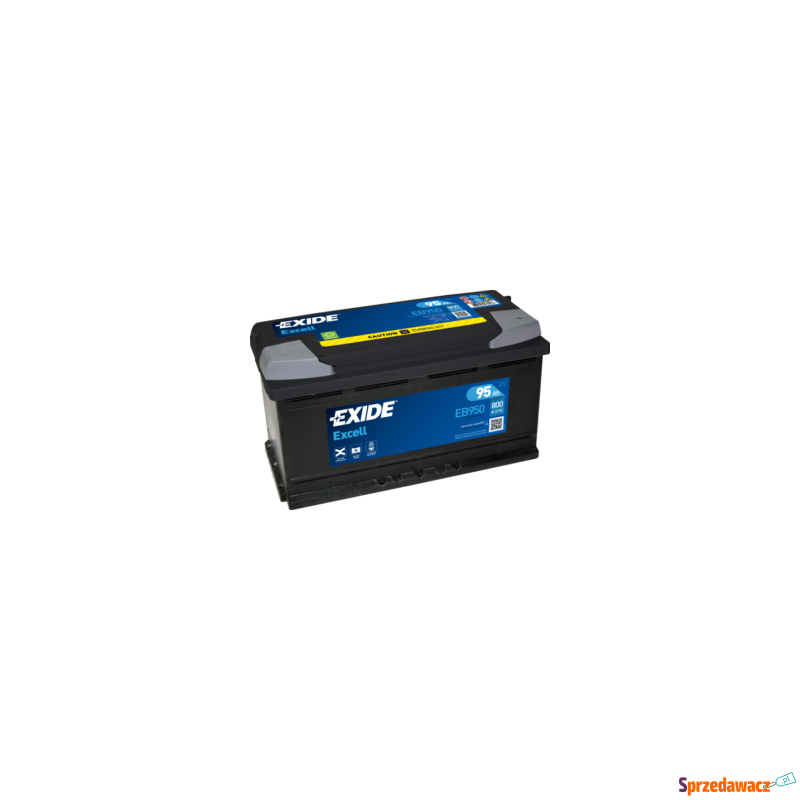 Akumulator 95Ah 800A Exide Excell EB950 EN prawy... - Akumulatory - Sieradz