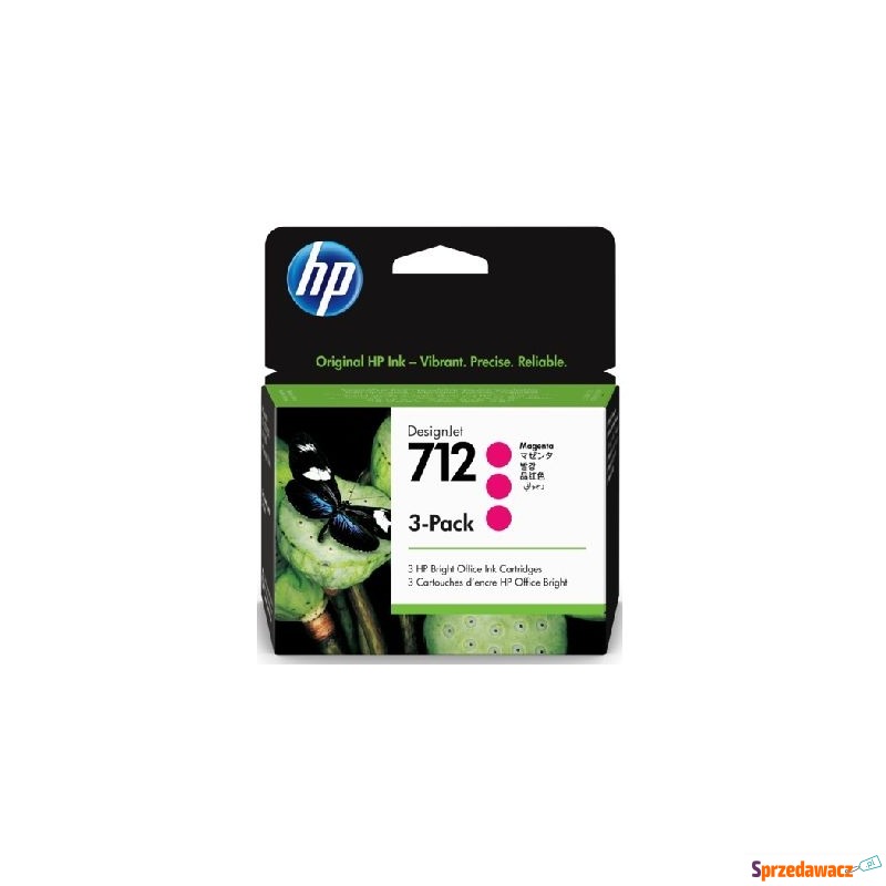 Tusze Oryginalne HP 712 (3ED78A)...