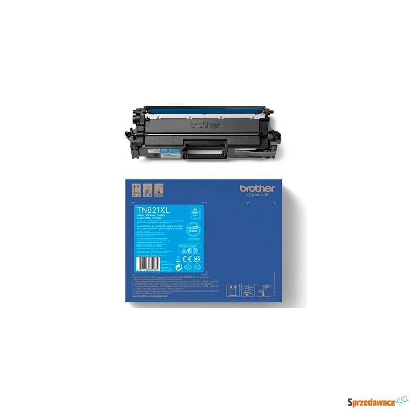 Toner Oryginalny Brother TN-821XLC...
