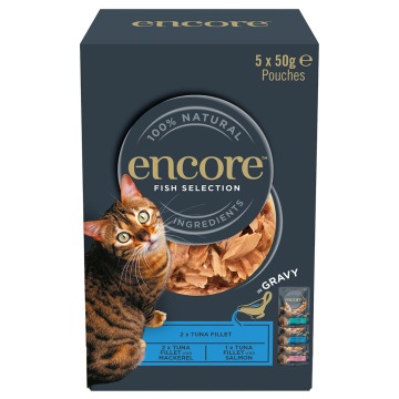 Korzystny pakiet Encore Cat w sosie, 20 x 50 g - Wybór rybny