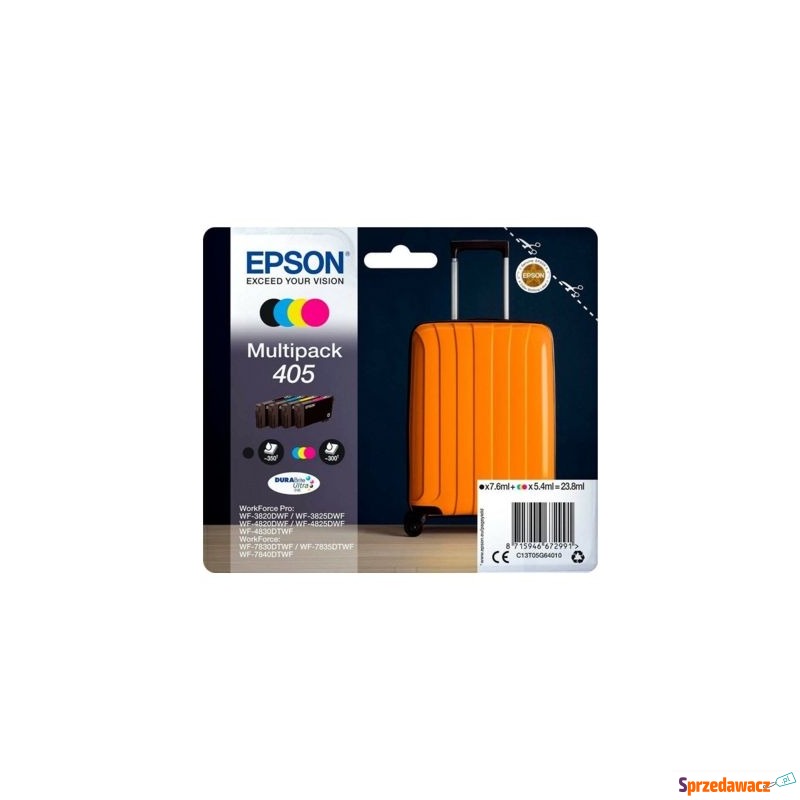 Tusze Oryginalne Epson 405 CMYK (C13T05G64010)... - Tusze, tonery - Chełm