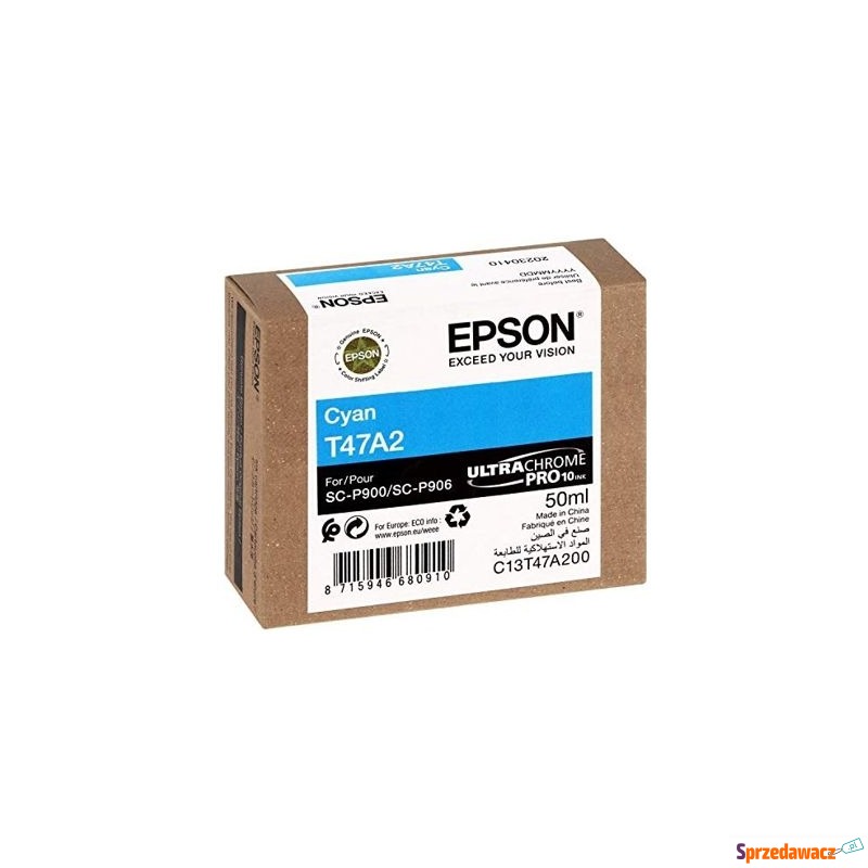 Tusz Oryginalny Epson T47A2 (C13T47A200) (Błę... - Tusze, tonery - Konin