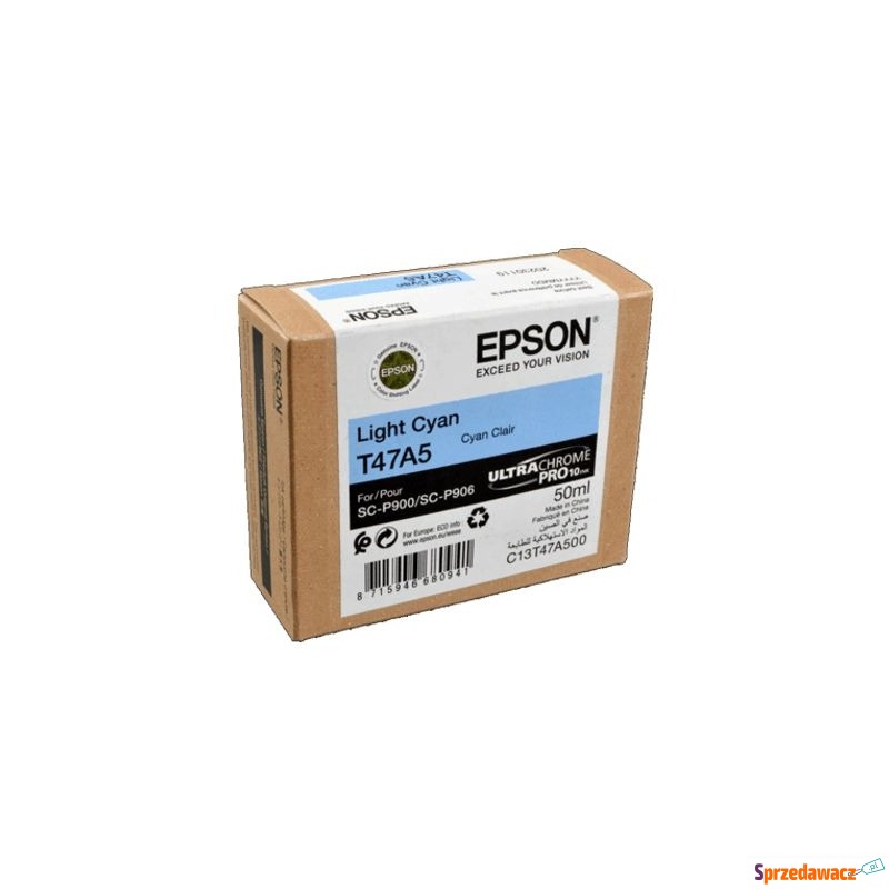Tusz Oryginalny Epson T47A5 (C13T47A500) (Jasny... - Tusze, tonery - Żnin