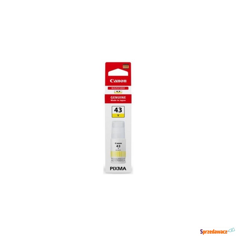 Tusz Oryginalny Canon GI-43 Y (4689C001) (Żół... - Tusze, tonery - Konin