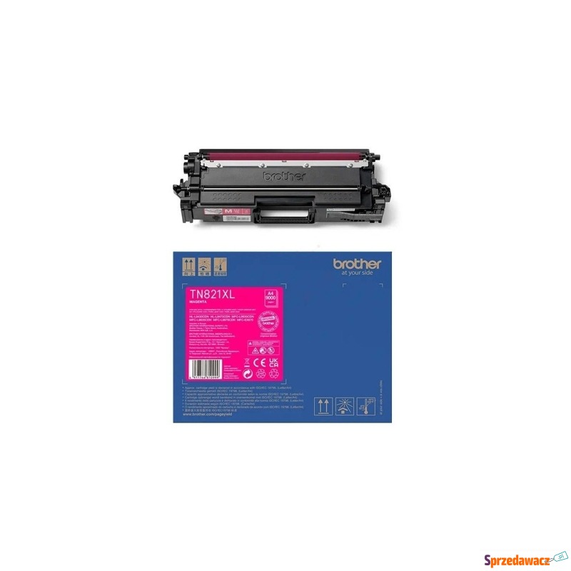Toner Oryginalny Brother TN-821XLM (TN821XLM)... - Tusze, tonery - Sosnowiec