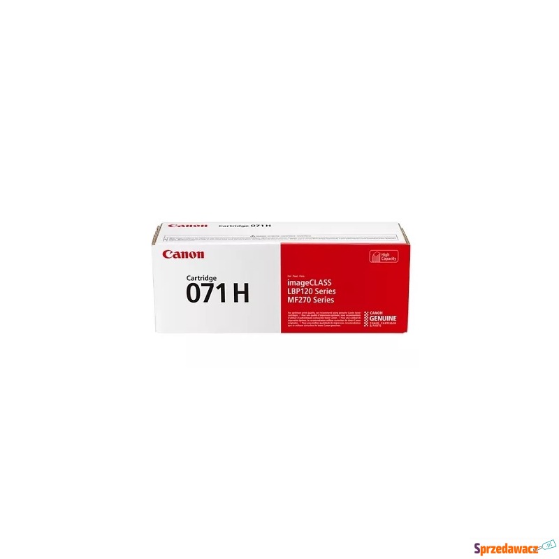 Toner Oryginalny Canon CRG-071H (5646C002) (C... - Tusze, tonery - Świecie