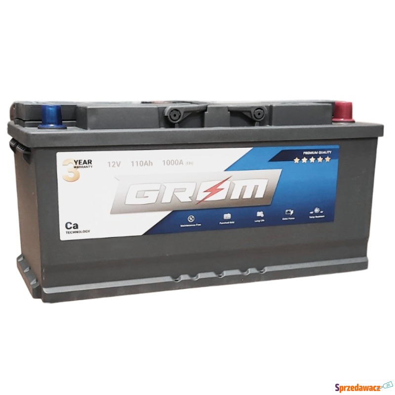 Akumulator Grom Premium 110Ah 1000A...
