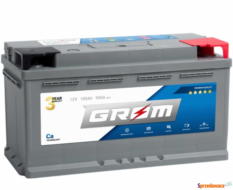 Akumulator Grom Premium 100Ah 900A...