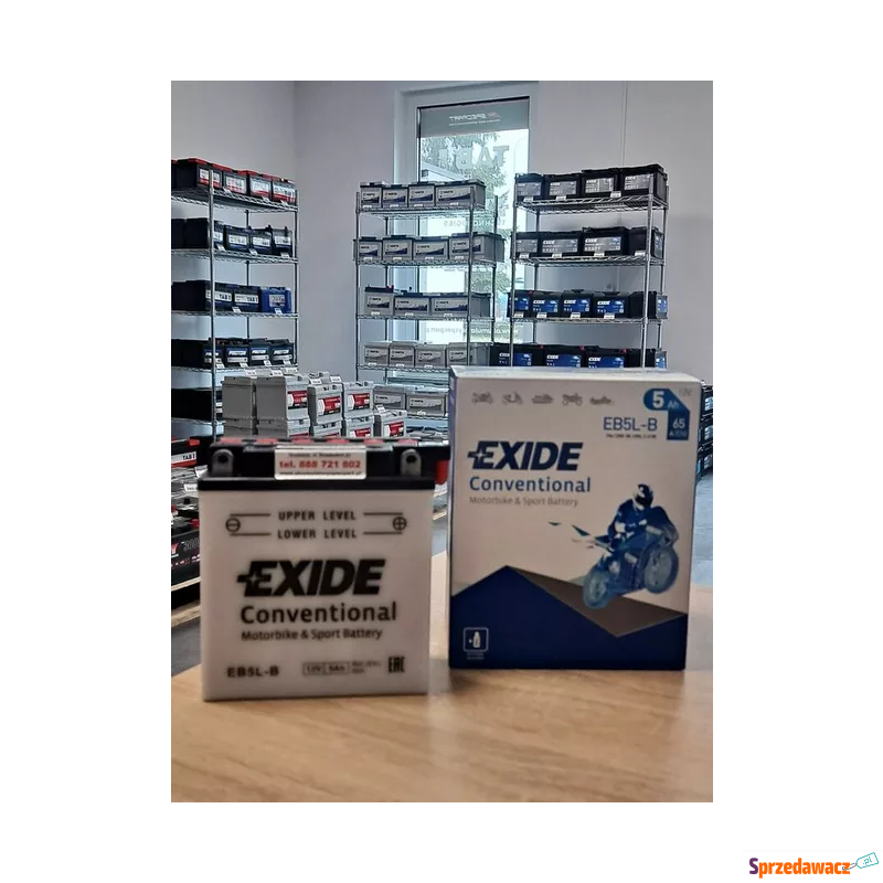 Akumulator 5Ah 65A Moto Exide...