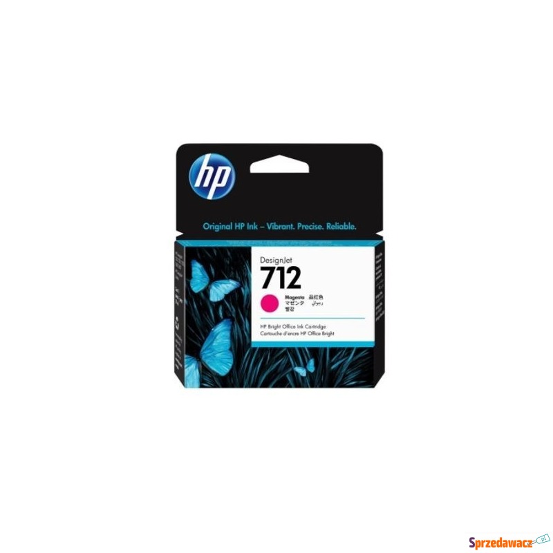 HP Inc. Tusz 712 29ml  3ED68A purpurowy - Tusze, tonery - Częstochowa