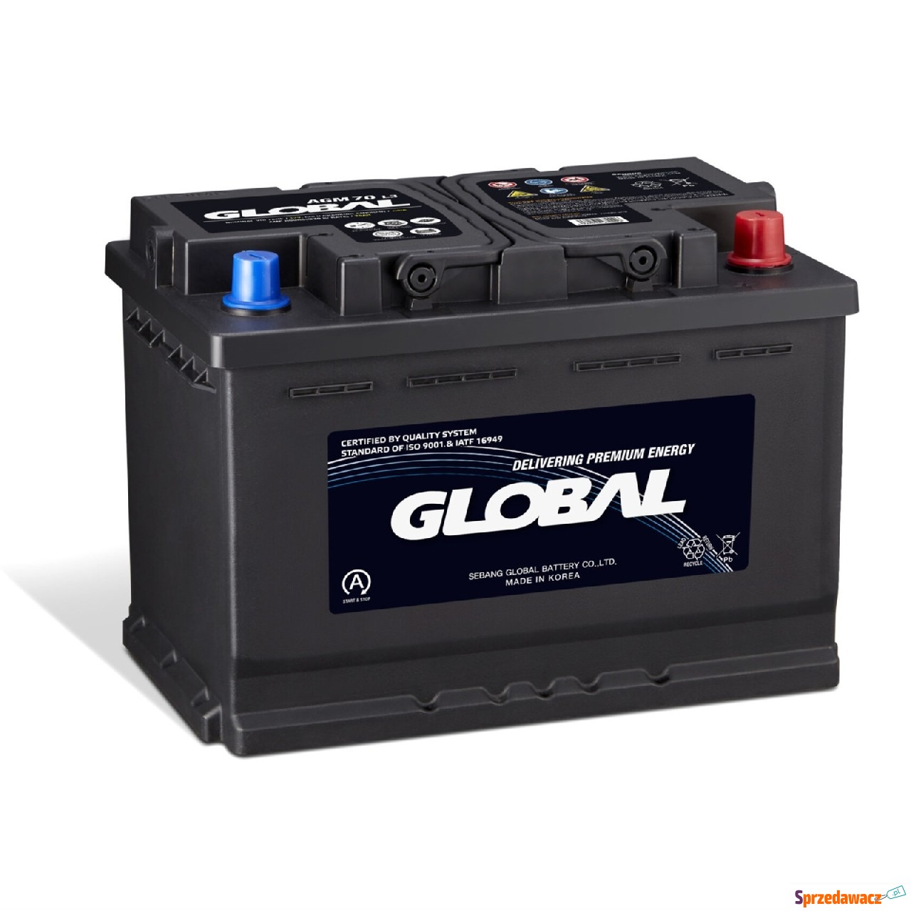 Akumulator 70Ah 760A Global AGM...