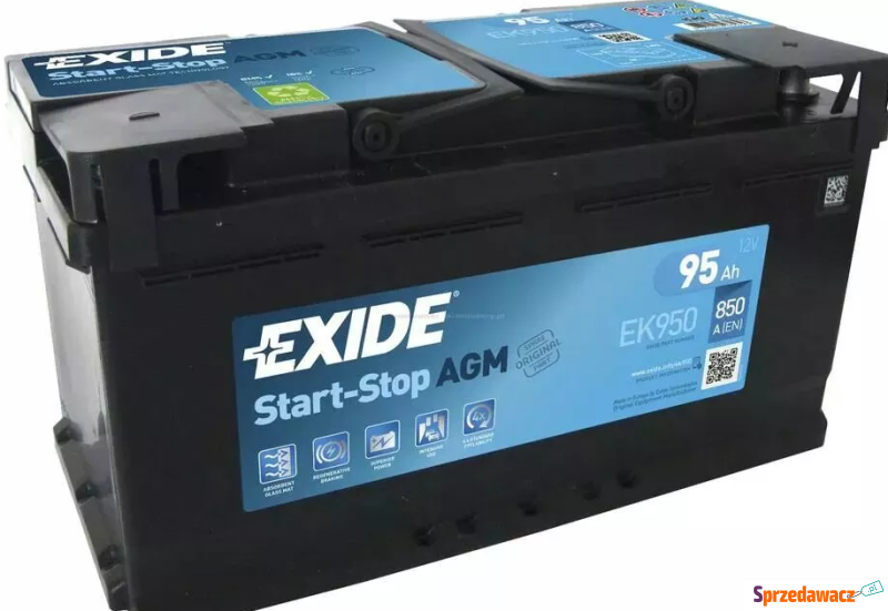 Akumulator 95Ah Exide Agm Star...