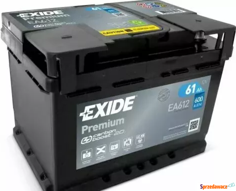 Akumulator 61Ah 600A Exide Premium...