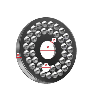 Matryce Matryca 4mm 230 MM pelleciarka 11kW - Pozostałe w dziale P... - Izdebki - zdjęcie 2