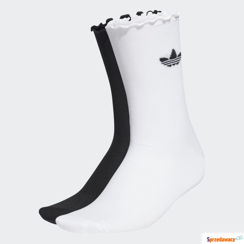 Semi-Sheer Ruffle Crew Socks 2 Pairs - Skarpety, getry, pod... - Sieradz