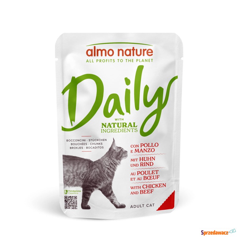 Almo Nature Daily Menu, 6 x 70 g - Kurczak i... - Karmy dla kotów - Starachowice