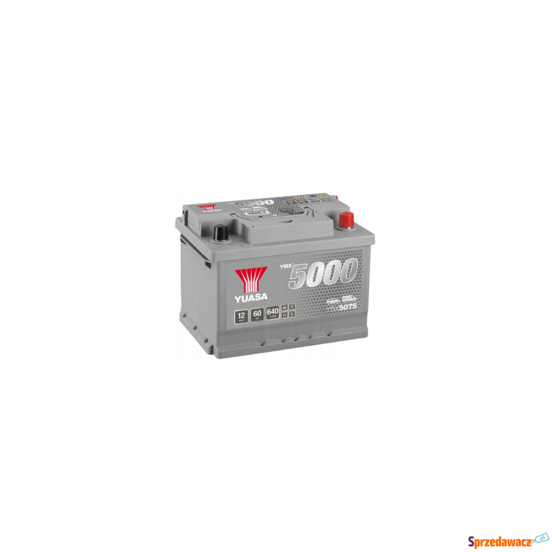 Akumulator 60Ah 640A Yuasa Silver 12V Prawy Plus - Akumulatory - Sieradz