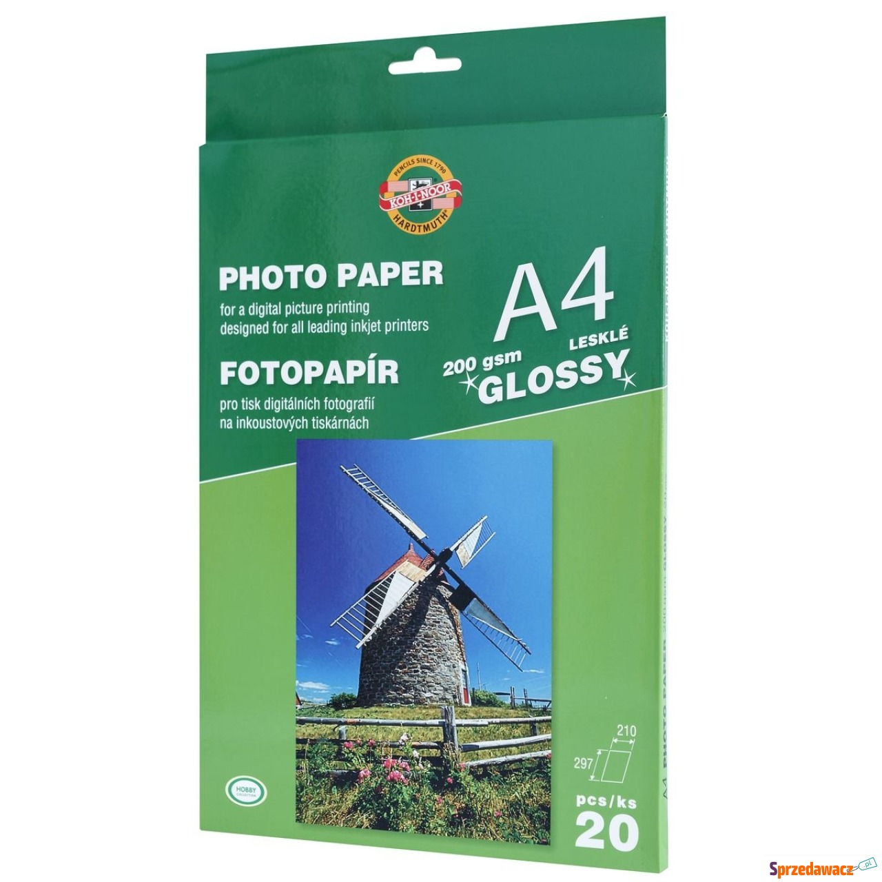 Papier photo A4 20 kartek 200g...