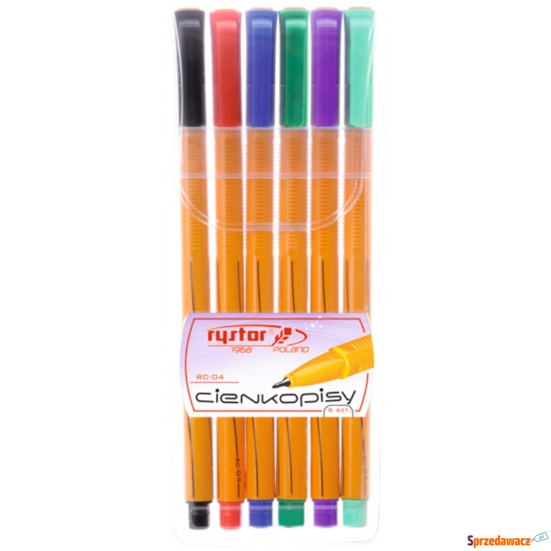 Cienkopis Rystor RC04 6 kolor komplet