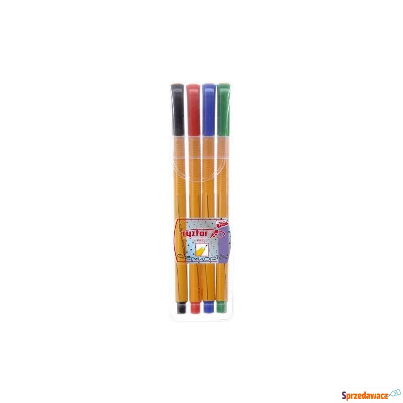 Cienkopis Rystor RC04 4 kolor komplet