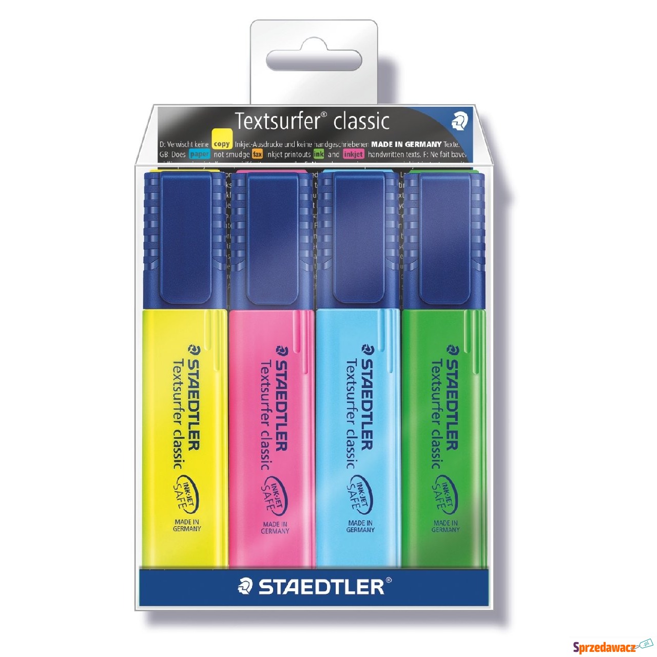 Zakreślacz Staedtler 4 kolory komplet