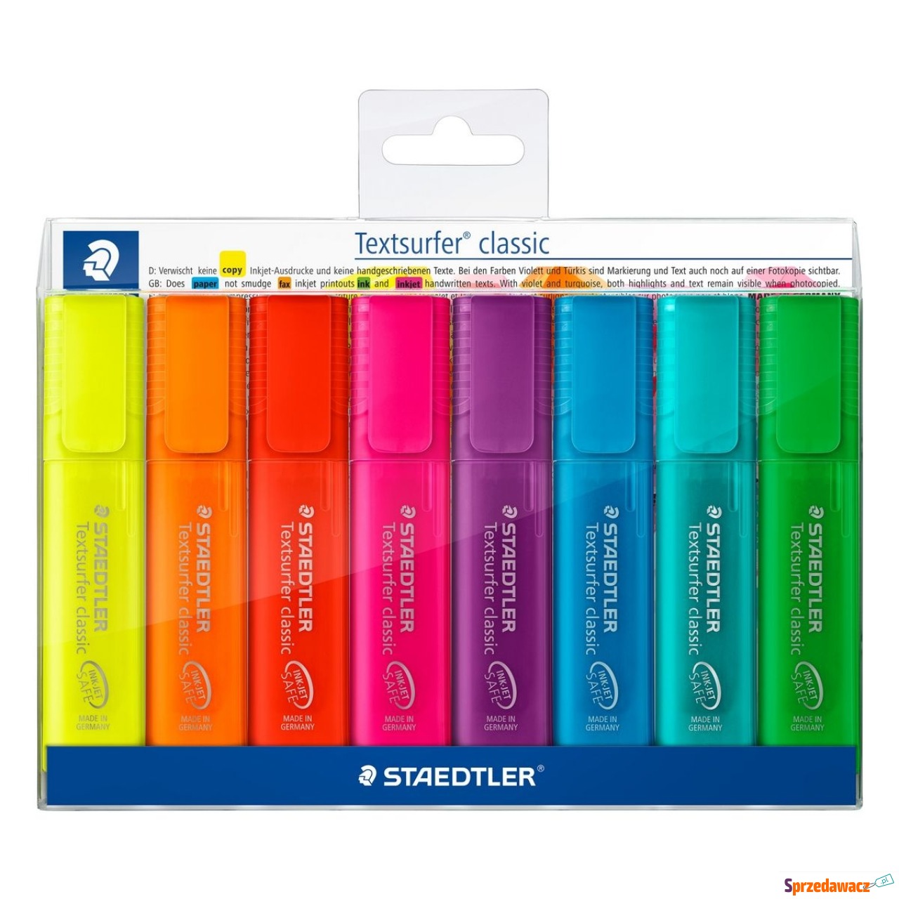 Zakreślacz Staedtler 8 kolorów...