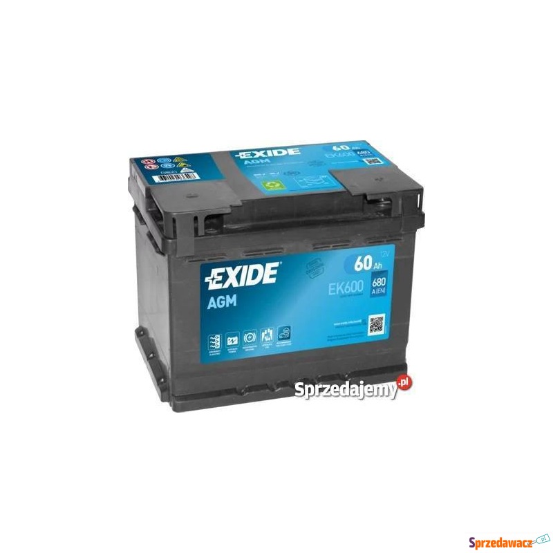 Exide 60Ah 680A agm START&stop...