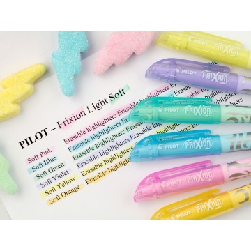 Zakreślacz zmazywalny Frixion pastelowy kolor Pilot