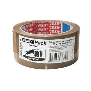 Taśma klejąca szeroka Tesa 48mm 66m brązowa