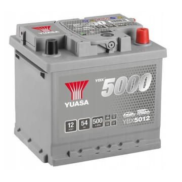 Akumulator Yuasa Silver 12V 54Ah 500A prawy+