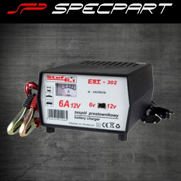 Prostownik Stef-pol Est-301 12v/6a