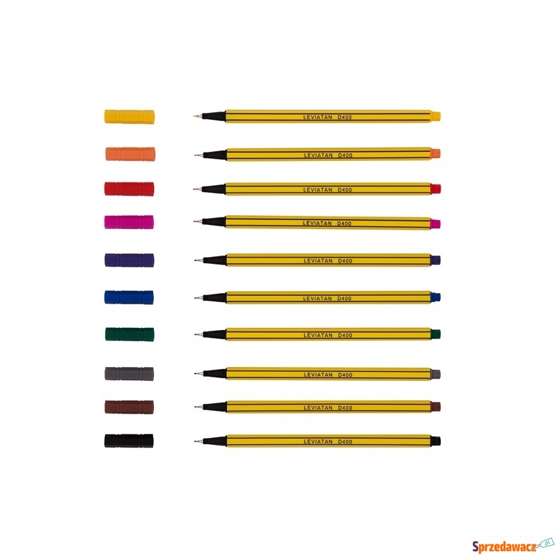 Cienkopis 0,4 D400 Point 10 kolor komplet - Cienkopisy i zakreślacze - Elbląg