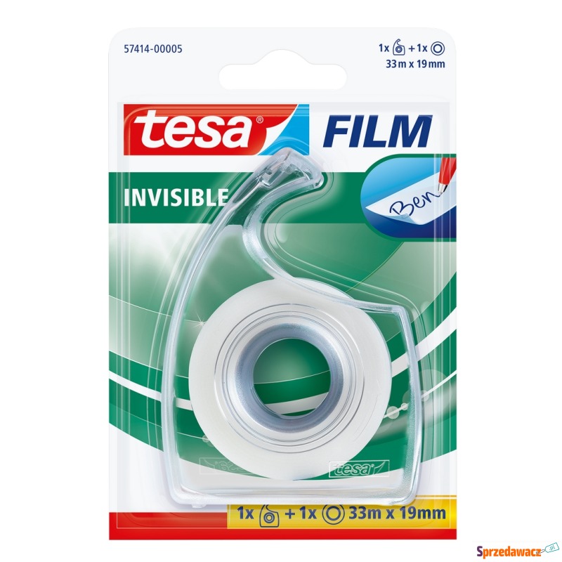 Taśma klejąca Tesa film 19x33 mleczna - Taśmy klejące - Sopot