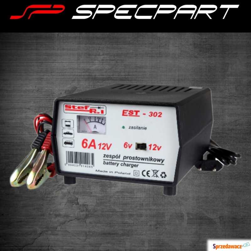 Prostownik Stef-pol Est-301 12v/6a - Akumulatory - Rzeszów