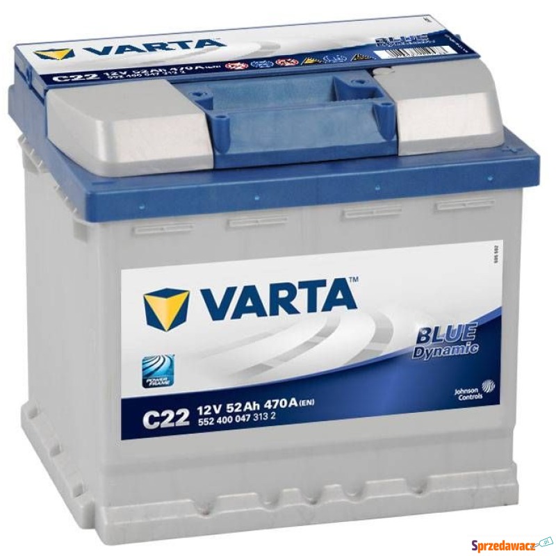 Akumulator Varta Blue Dynamic C22 52Ah 470A H... - Akumulatory - Białystok