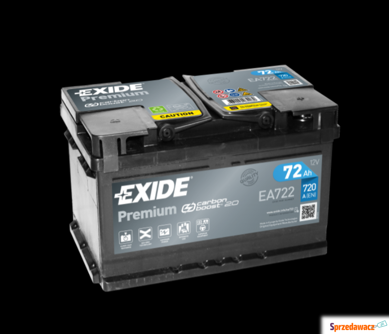Akumulator 72Ah 720A EA722 Exide...