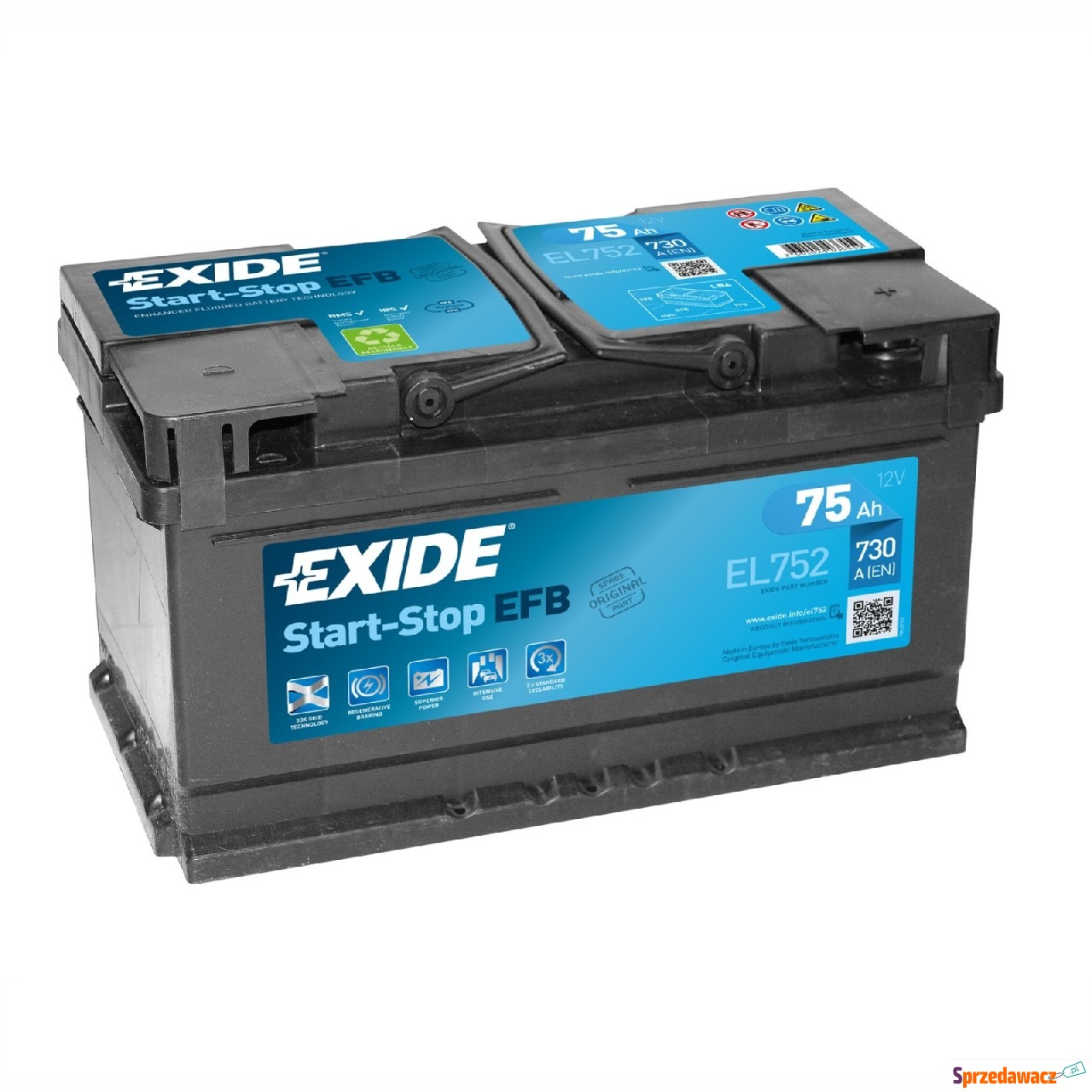 Akumulator Exide Start Stop Efb...
