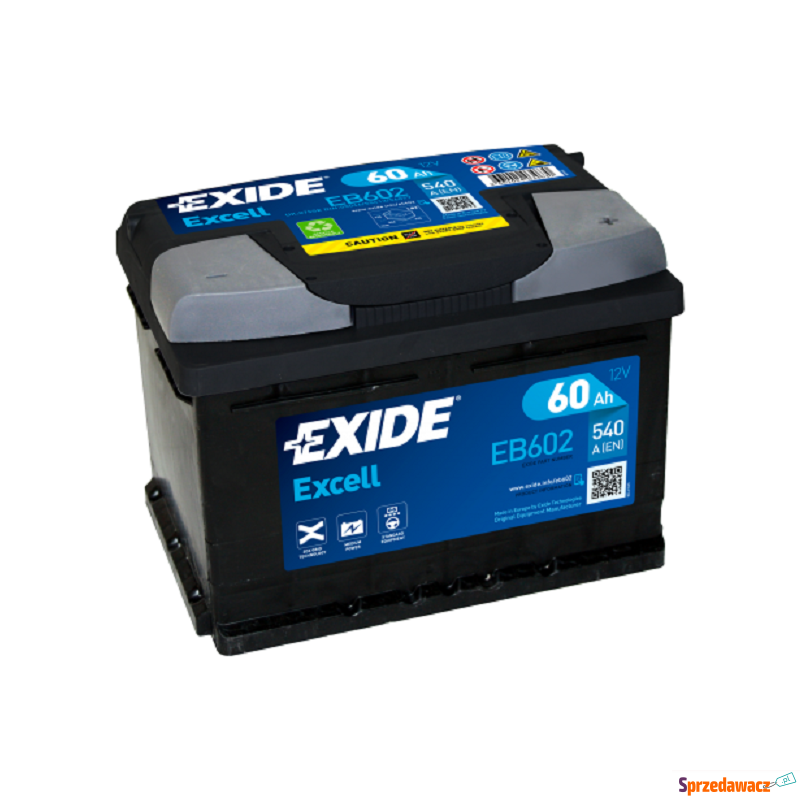 Akumulator 60Ah 540A Exide Excell...