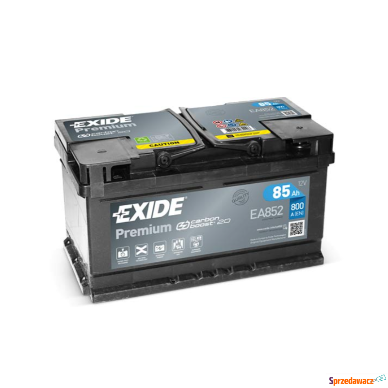 Akumulator 85Ah 800A EA852 Exide...