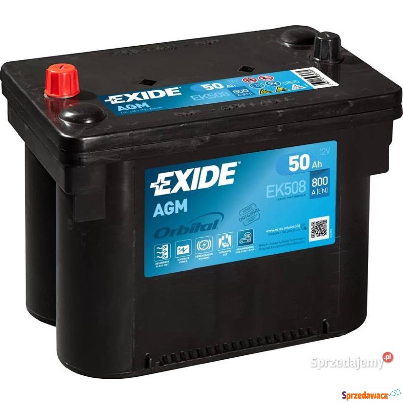 Akumulator 50Ah 800A Exide Orbital...