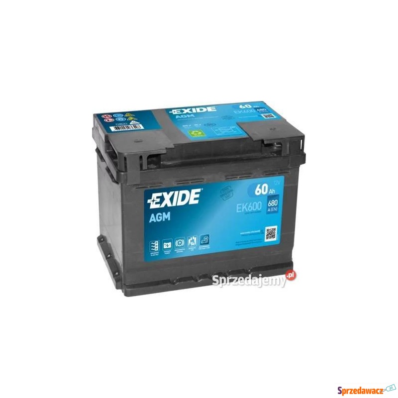Akumulator 60Ah 680A Exide Agm...