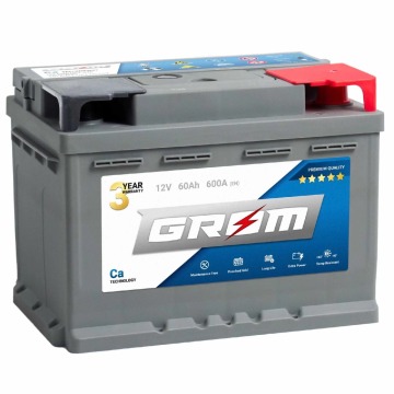 Akumulator 60Ah 600A Grom - Akumulatory - Kraków - zdjęcie 1