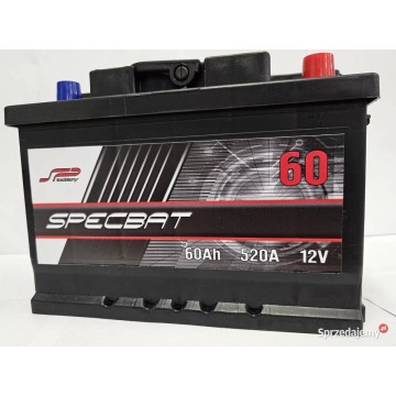 Akumulator 60Ah 520A EN Specbat Prawy Plus - Akumulatory - Białystok - zdjęcie 1