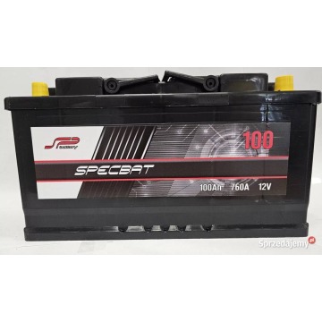 Akumulator 100Ah 800A EN Specbat Prawy Plus - Akumulatory - Białystok - zdjęcie 1